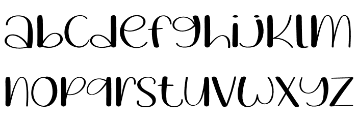 Smart People Font LOWERCASE