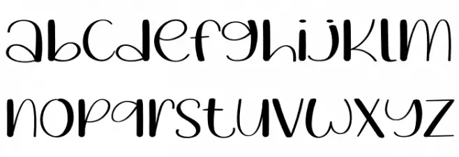 Smart People Font LOWERCASE
