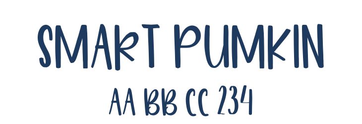 Smart Pumkin Font Preview