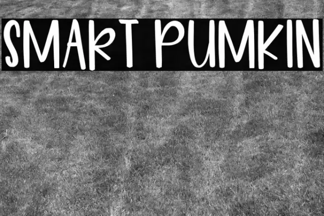 Smart Pumkin फ़ॉन्ट examples