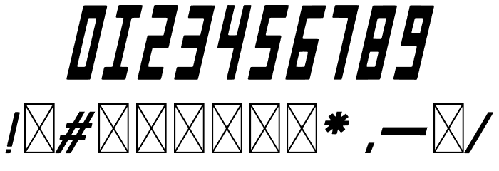 Smart Sport Font OTHER CHARS