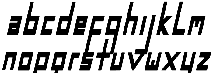 Smart Sport Font LOWERCASE
