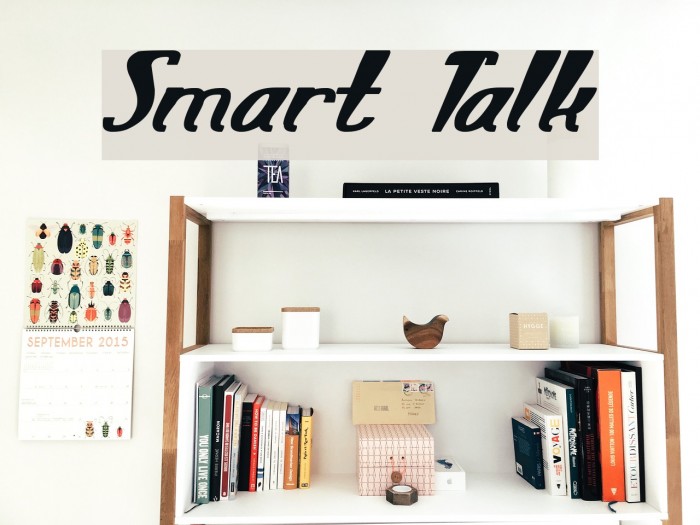 Smart Talk Font examples