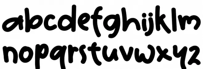 Smart Teacher Font LOWERCASE
