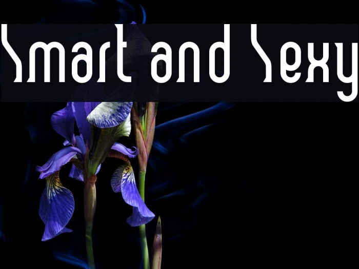 Smart and Sexy Font examples