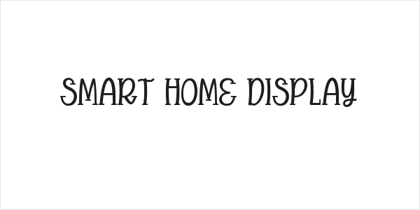 Smart home Display Logo