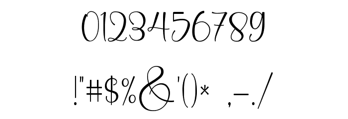 Smart home Font OTHER CHARS