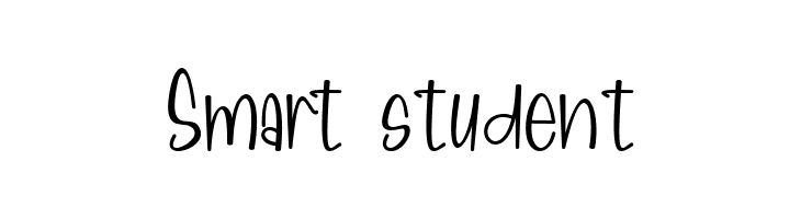 Smart student Font