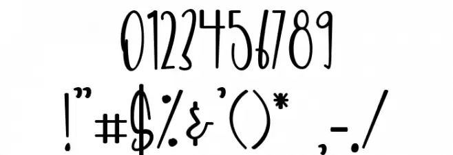 Smart student フォント その他の文字