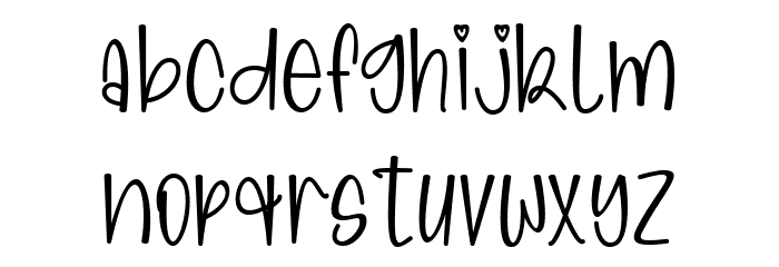 Smart student Font LOWERCASE