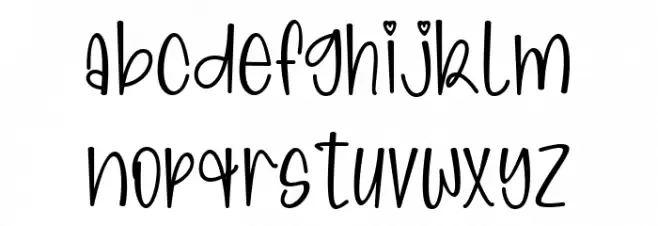 Smart student Font Litere mici