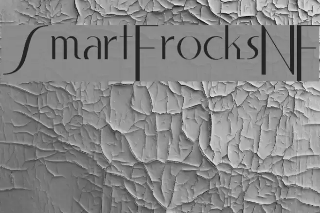 SmartFrocksNF Font examples