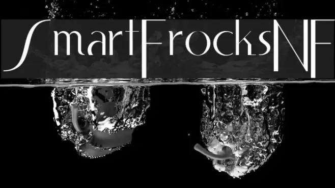 SmartFrocksNF Font examples