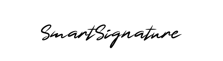 SmartSignature  font caratteri gratis