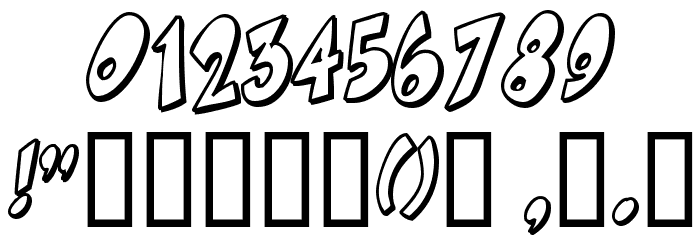 Smartie CAPS Font OTHER CHARS