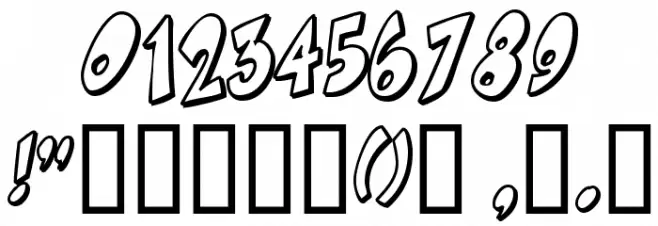 Smartie CAPS フォント その他の文字
