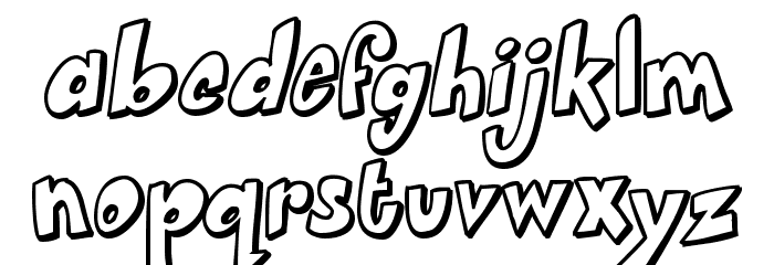 Smartie CAPS Font LOWERCASE