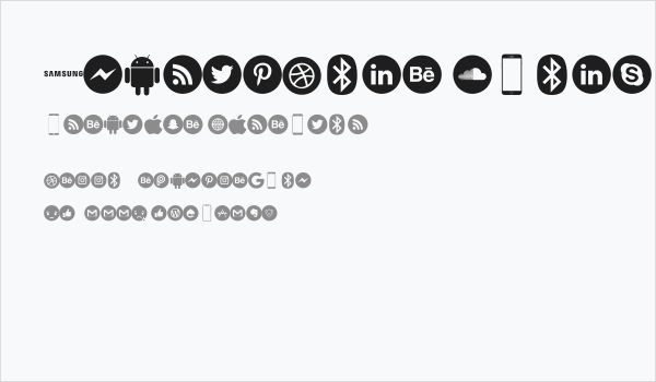 Smartphone Icons Pro Business Card