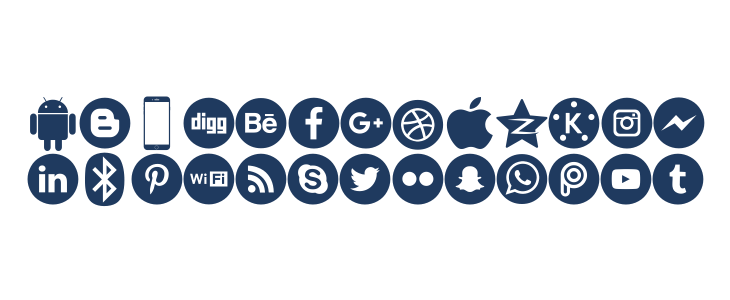 Smartphone Icons Pro Lowercase