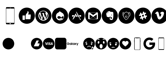 Smartphone Pro Font OTHER CHARS