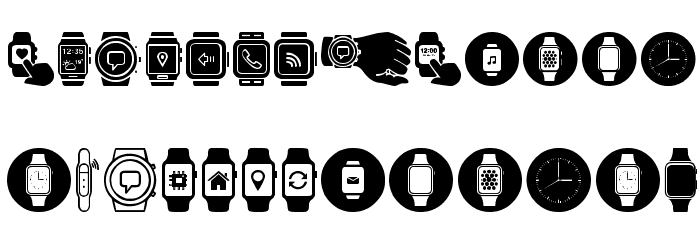 Smartwatch Font - FFonts.net