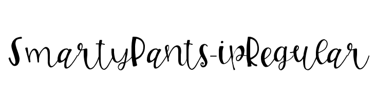 Smarty Pants-ip Regular フォント