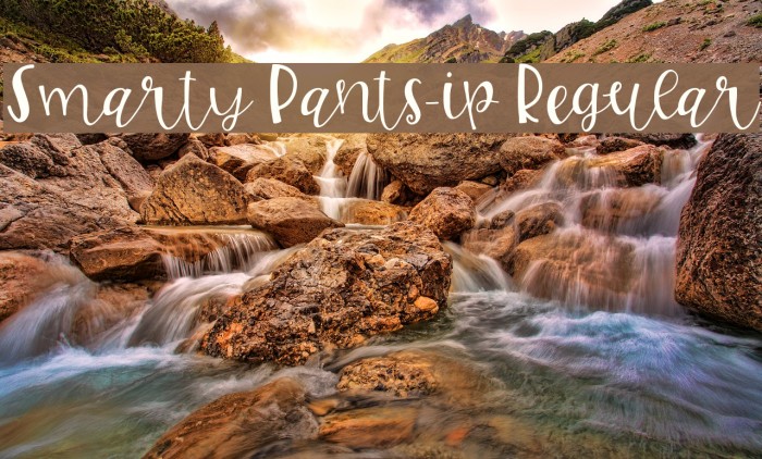 Smarty Pants-ip Regular Font examples