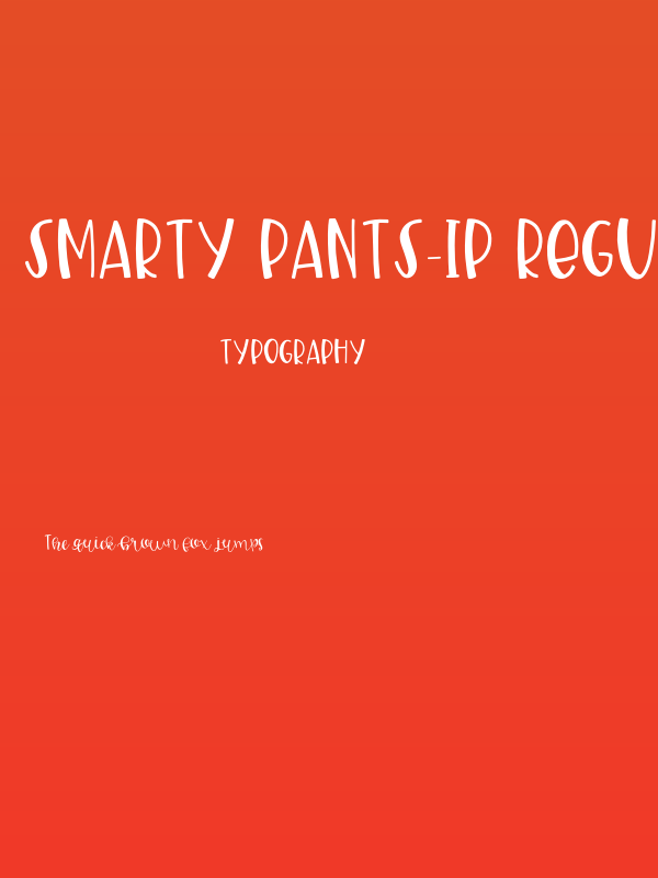 Smarty Pants-ip Regular Poster