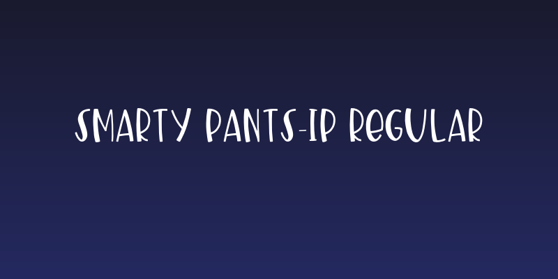 Smarty Pants-ip Regular Social Header