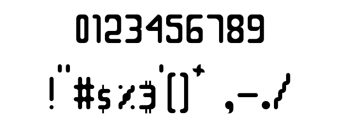 Smasasinema Regular Font OTHER CHARS