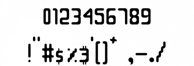 Smasasinema Regular Font OTHER CHARS