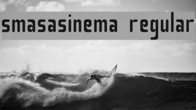 Smasasinema Regular Font examples