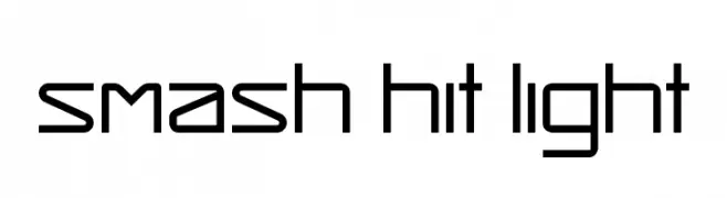 Smash Hit Light  baixar fontes gratis