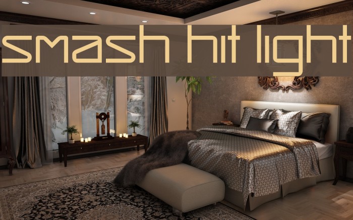 Smash Hit Light Font examples