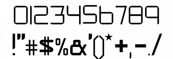 Smash Hit Thin Font OTHER CHARS