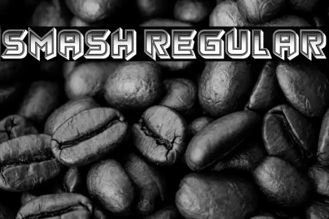 Smash Regular Font examples