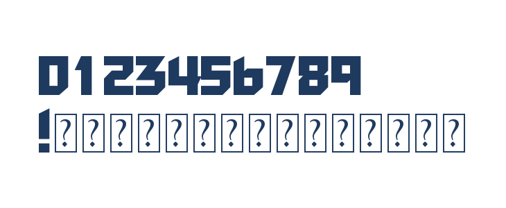 Smash Stadium Font Other Characters