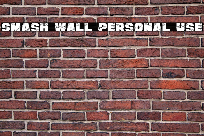 Smash Wall Personal Use Example 1