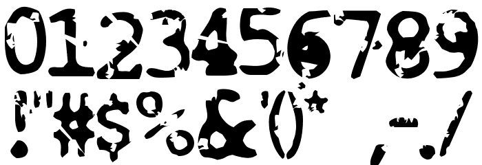 Smash Font OTHER CHARS