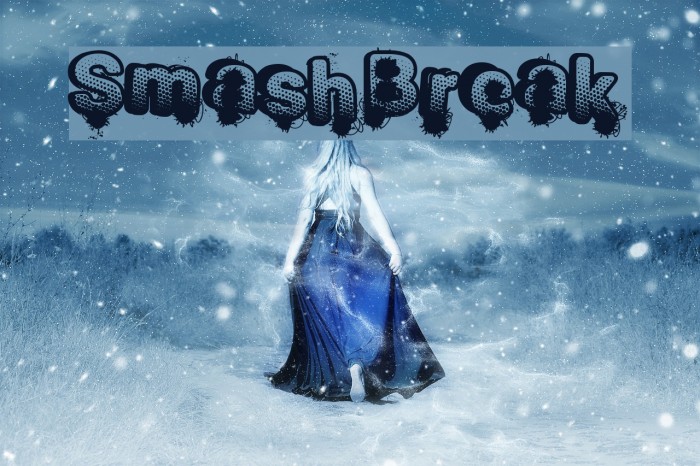 SmashBreak Font examples