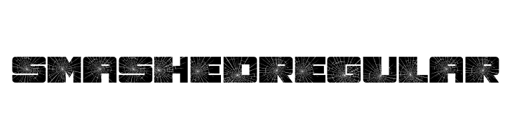 Smashed Regular Font