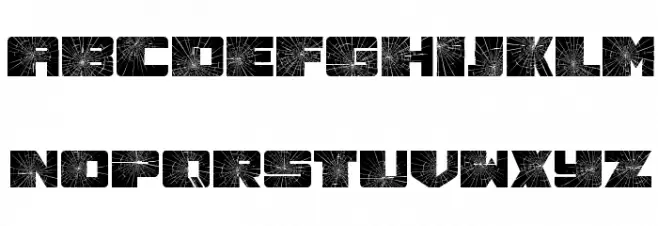Smashed Regular Шрифта ВЕРХНИЙ