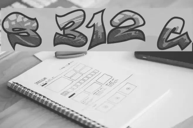 Smasher 312 Custom Font examples