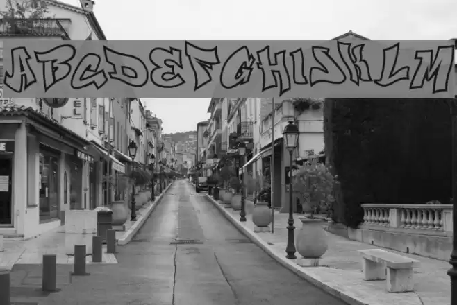 Smasher 312 Font examples