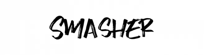 Smasher  フリーフォントのダウンロード
