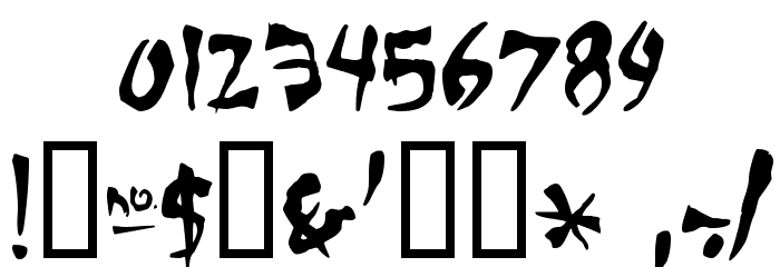 Smegalomania Font OTHER CHARS