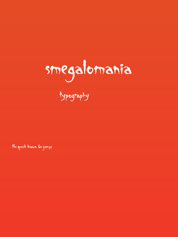Smegalomania Poster
