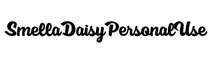 Smell a Daisy Personal Use  font caratteri gratis