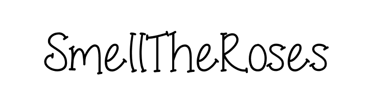 SmellTheRoses  font caratteri gratis
