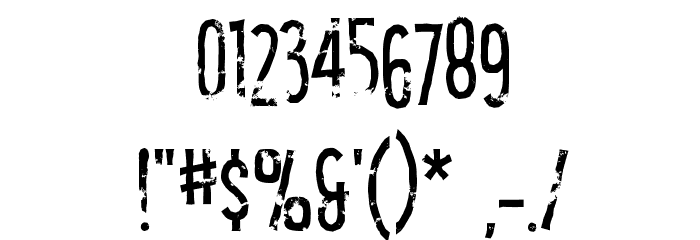 SmellsLikeTacos BB Font OTHER CHARS